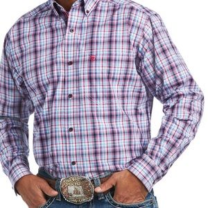 Ariat Pro Button Down Western Long Sleeve Shirt